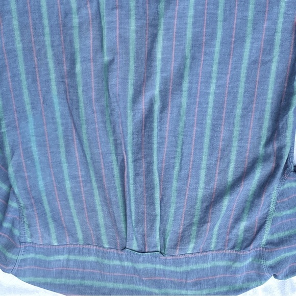 Levi’s Dockers 100% Cotton Striped Light Blue Green Red Men’s Medium Long Sleeve - Picture 15 of 15